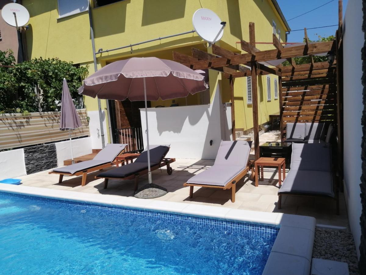 Apartment Rustica Zadar With Exclusive Use Of The Pool-Ground Floor Luaran gambar
